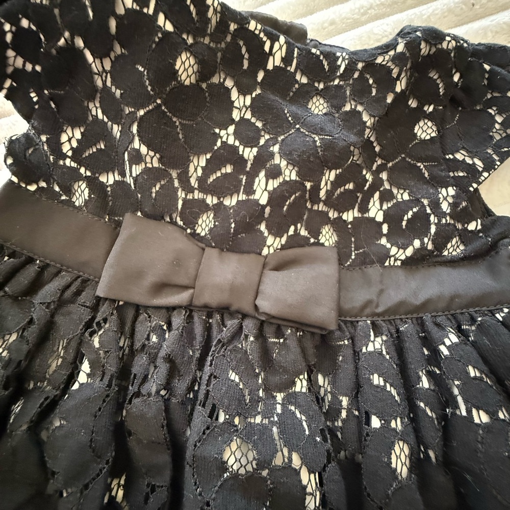 GAP Black and White Lace Baby Dress - Picture 5 of 6